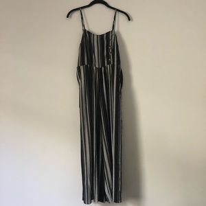 American Eagle Stripped Jumpsuit